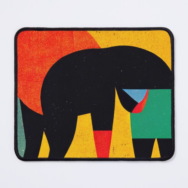 Item preview, Explore Simplistic & Minimalistic African Elephant Art designed and sold by ArtificialGenes.