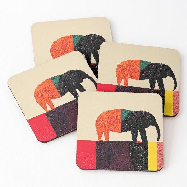 Item preview, Explore Simplistic & Minimalistic African Elephant Art designed and sold by ArtificialGenes.