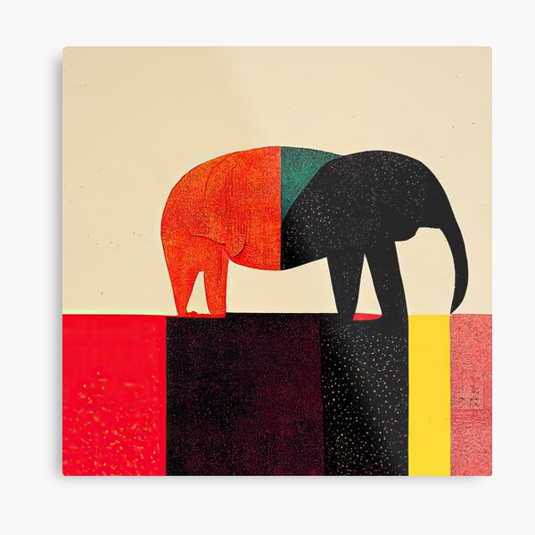 Item preview, Explore Simplistic & Minimalistic African Elephant Art designed and sold by ArtificialGenes.