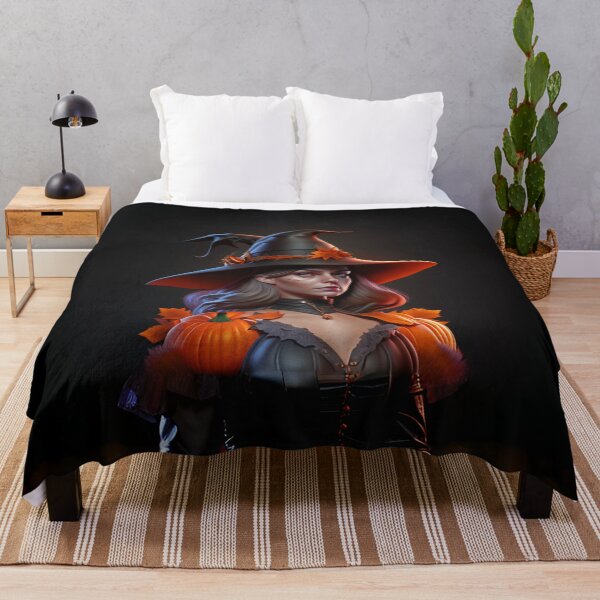 Item preview, Witch and pumpkins on Halloween designed and sold by D- Day.