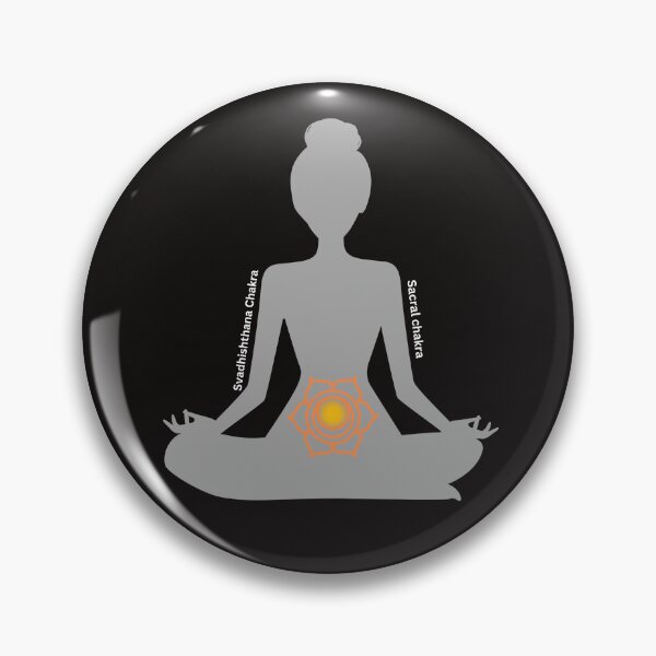 Item preview, Sacral, Svadhishthana chakra, meditation and yoga designed and sold by misslizzyspin.