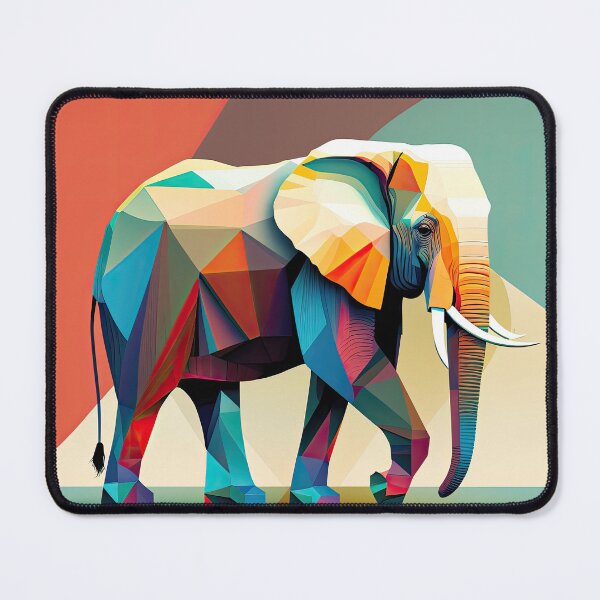 Item preview, Explore Simplistic & Minimalistic African Elephant Art designed and sold by ArtificialGenes.