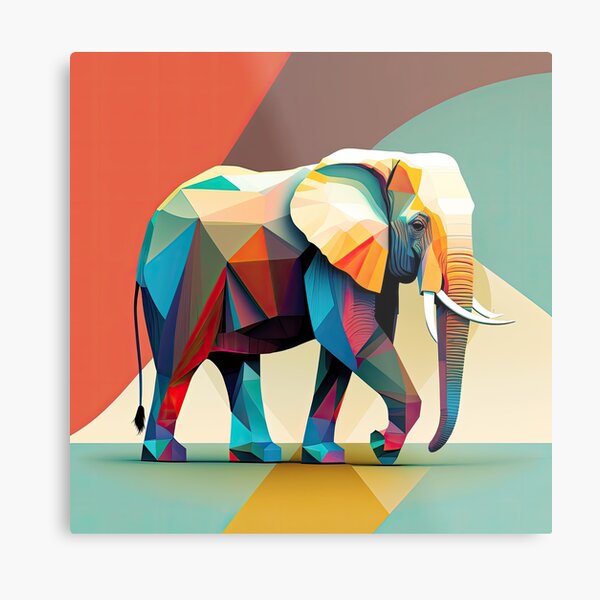 Item preview, Explore Simplistic & Minimalistic African Elephant Art designed and sold by ArtificialGenes.