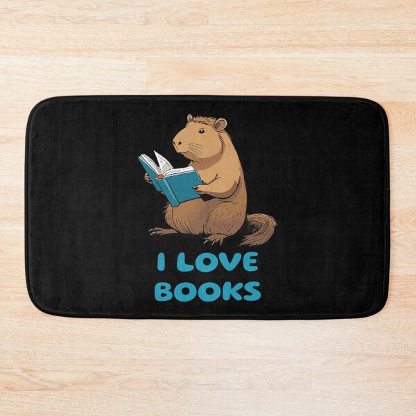 Item preview, Capybara Loving Books designed and sold by twisted-dot.