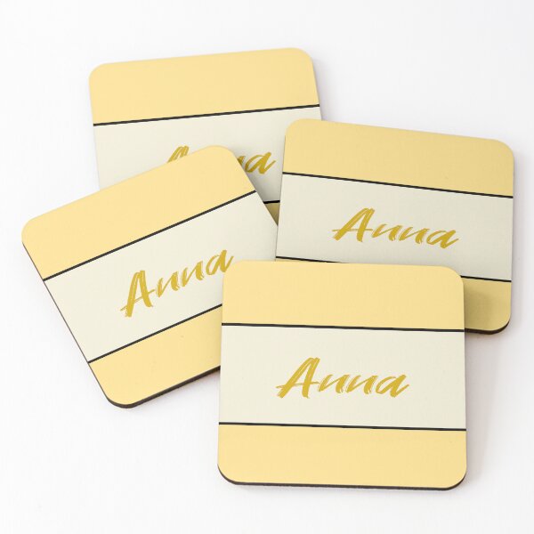 Artikelvorschau, Name Anna - Goldhandschrift entworfen und verkauft von Jeallan Designs.