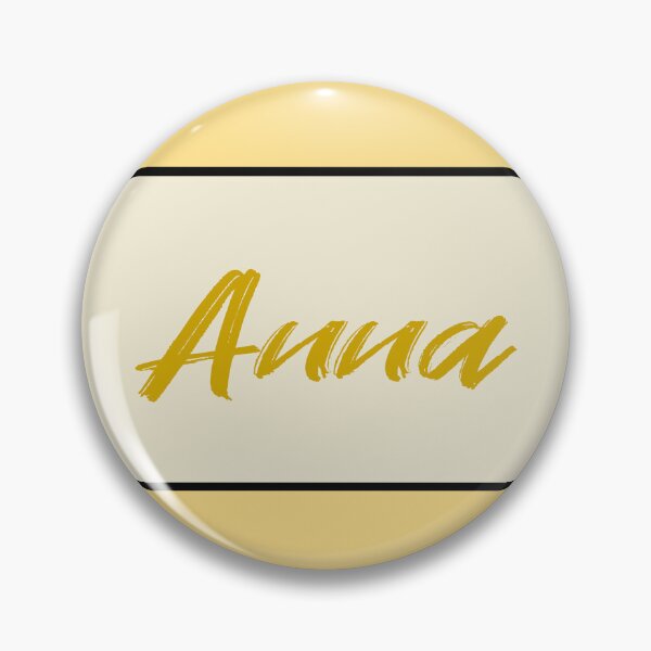 Item preview, Name Anna - Gold Handwriting designed and sold by Jeallan Designs.