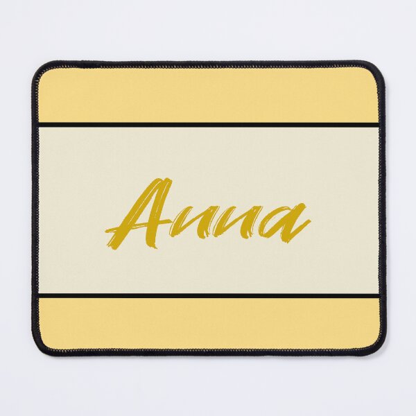 Item preview, Name Anna - Gold Handwriting designed and sold by Jeallan Designs.