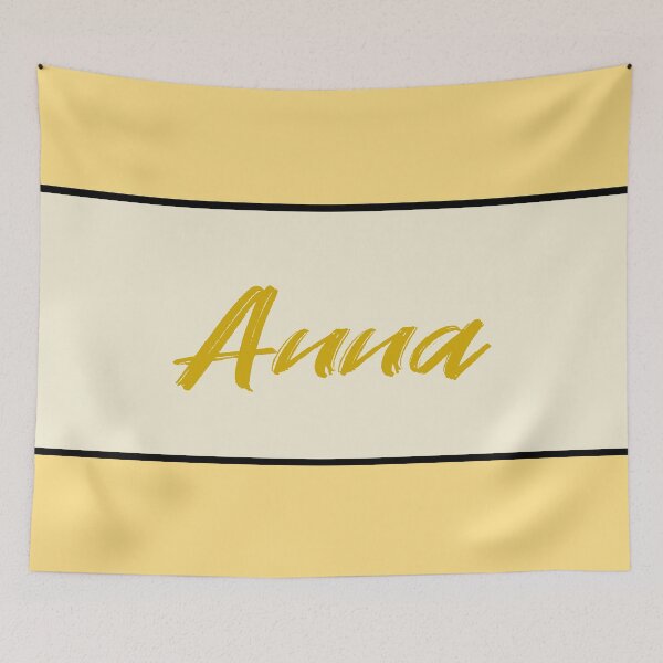 Artikelvorschau, Name Anna - Goldhandschrift entworfen und verkauft von Jeallan Designs.