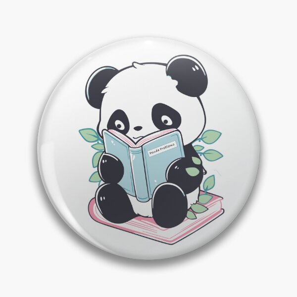 Item preview, Cute Bookish Panda Bear designed and sold by RetroPrints.