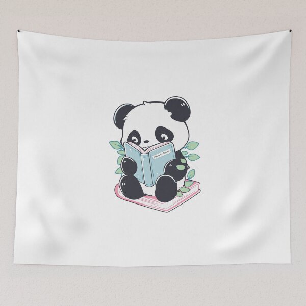 Item preview, Cute Bookish Panda Bear designed and sold by RetroPrints.