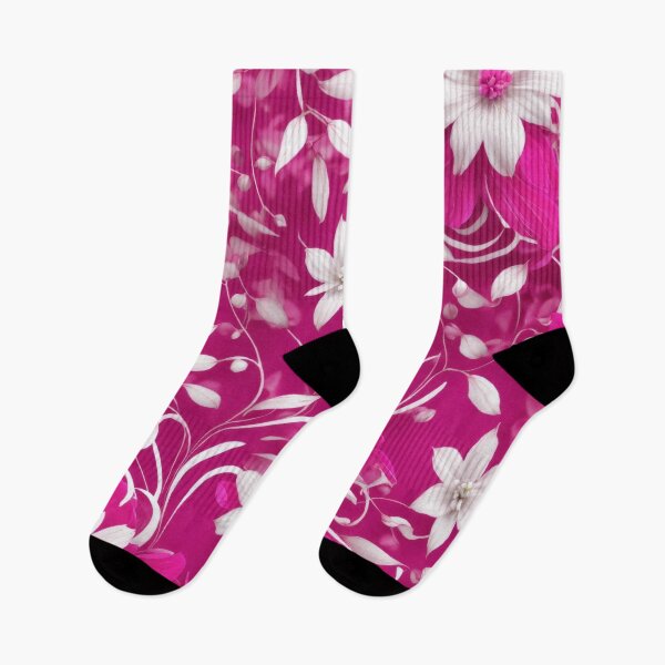Item preview, Pink And White Floral Pattern designed and sold by Rell1970.