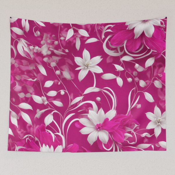 Item preview, Pink And White Floral Pattern designed and sold by Rell1970.