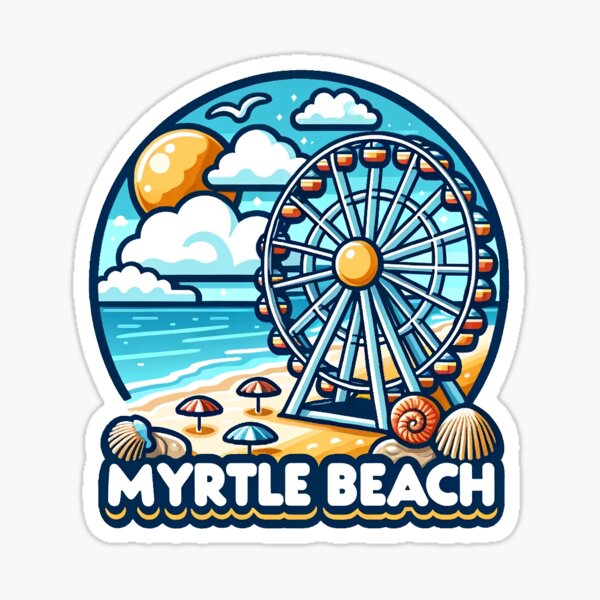Aperçu de l'œuvre Grande roue de Myrtle Beach en Caroline du Sud créée et vendue par Wander Designs.