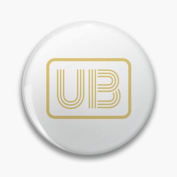 Item preview, UB Initials Gold Geometric Letters designed and sold by Jeallan Designs.