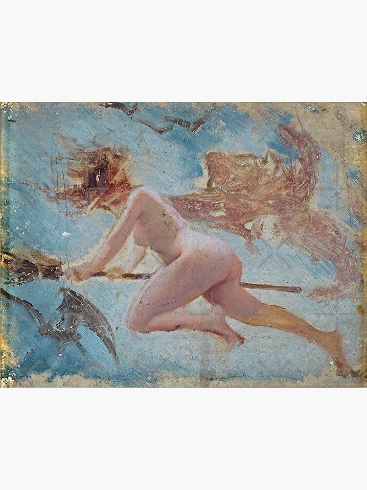 Study of A Witch - Luis Ricardo Falero  Poster