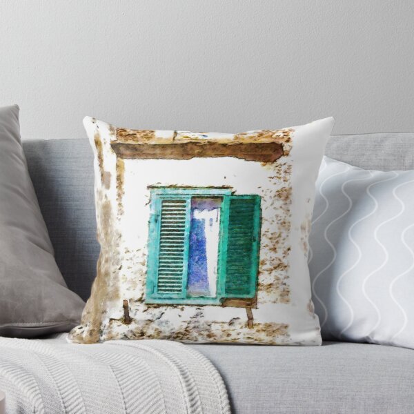Item preview, Window With Green Shutters Surmounted By Votive Shrine designed and sold by Giuseppe Cocco.