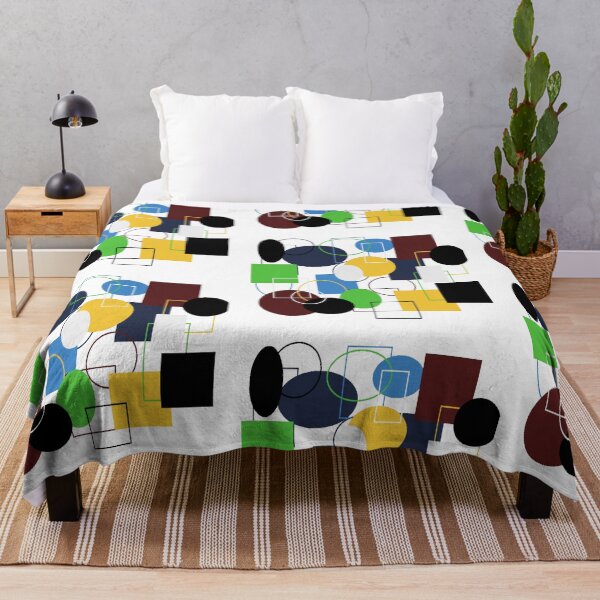 Item preview, Colorful, Abstract, Geometric, Shapes, Design, Circles, n Squares designed and sold by DianeBP.