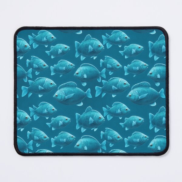 Item preview, blue fishes designed and sold by Mike Kiev art.