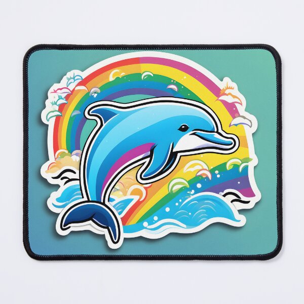 Item preview, Dolphin stickers designed and sold by Yngo Gutmann.