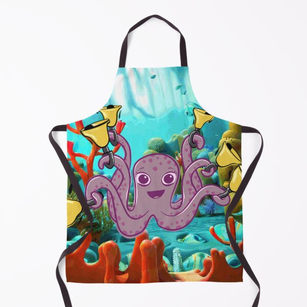 Item preview, Octopus Handbell Ringer In The Sea designed and sold by SubtleSplit.