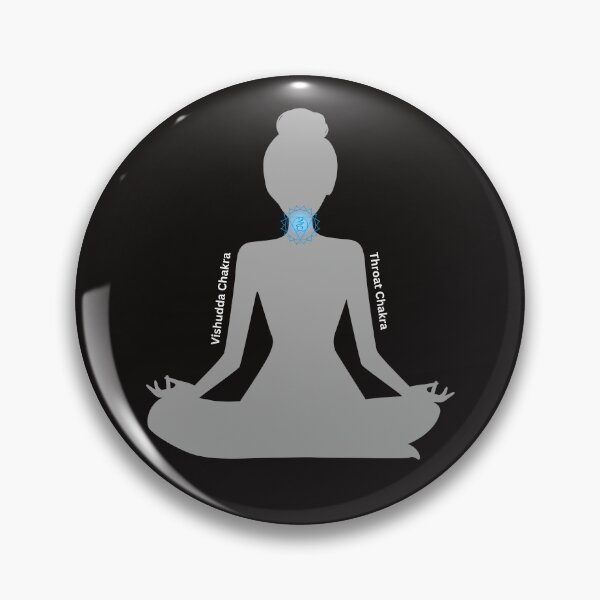 Item preview, Vishuddha Throat Chakra,  yoga and meditation designed and sold by misslizzyspin.