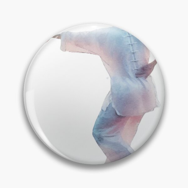 Item preview, Watercolor Tai Chi Martial Art Zen Man designed and sold by Martial-Art-23.