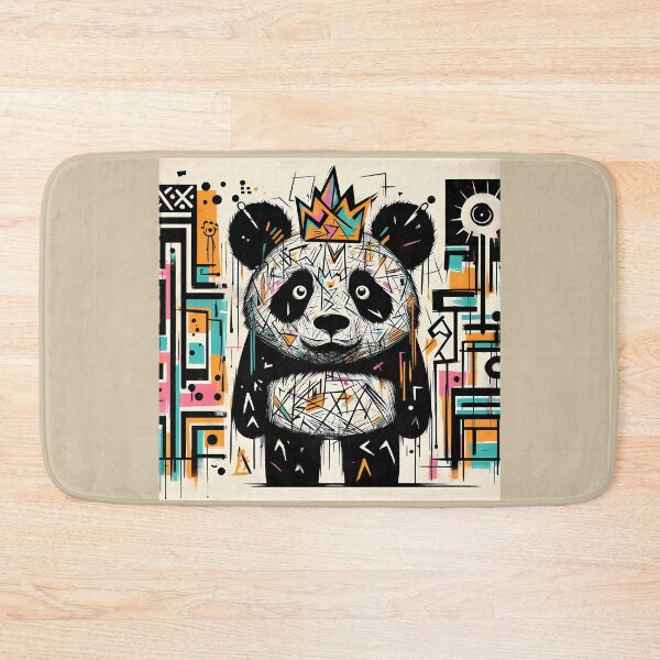 Item preview, Panda King - Neo Expressionism Street Art designed and sold by Kittyzens.