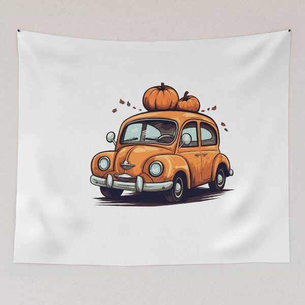 Item preview, Caricatura linda de Halloween de coche embrujado (Imagen 24/27) designed and sold by DigitalArtify.