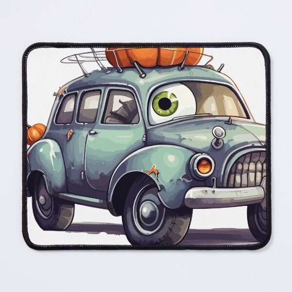Item preview, Haunted Car Halloween Cute Cartoon (Image 25/27) designed and sold by DigitalArtify.
