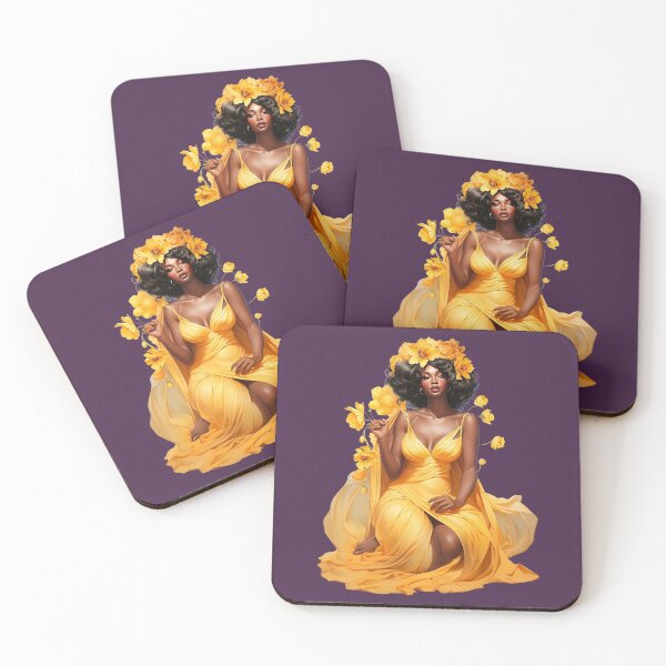 Item preview, Oshun sitting with flowers designed and sold by Remek-Design.