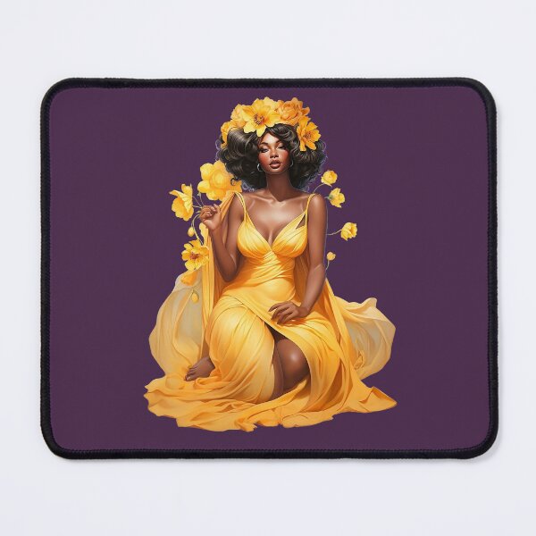 Item preview, Oshun sitting with flowers designed and sold by Remek-Design.
