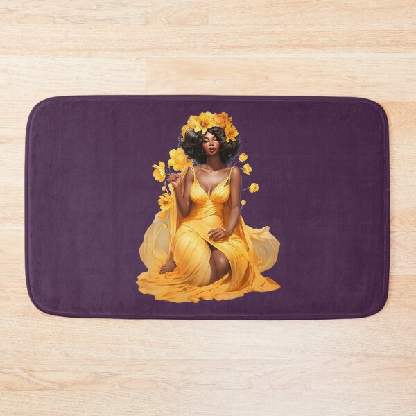 Item preview, Oshun sitting with flowers designed and sold by Remek-Design.