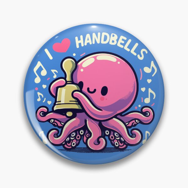 Item preview, Octopus Loves Handbells designed and sold by SubtleSplit.