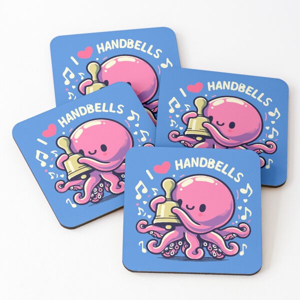 Item preview, Octopus Loves Handbells designed and sold by SubtleSplit.