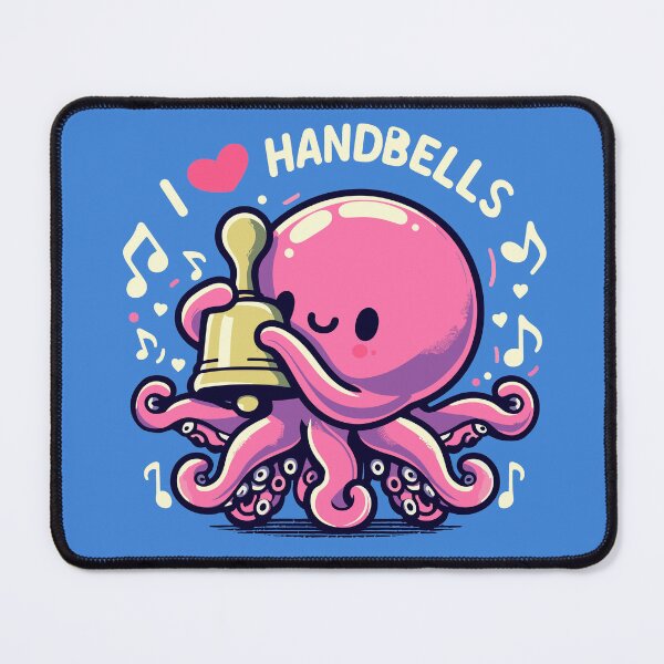 Item preview, Octopus Loves Handbells designed and sold by SubtleSplit.