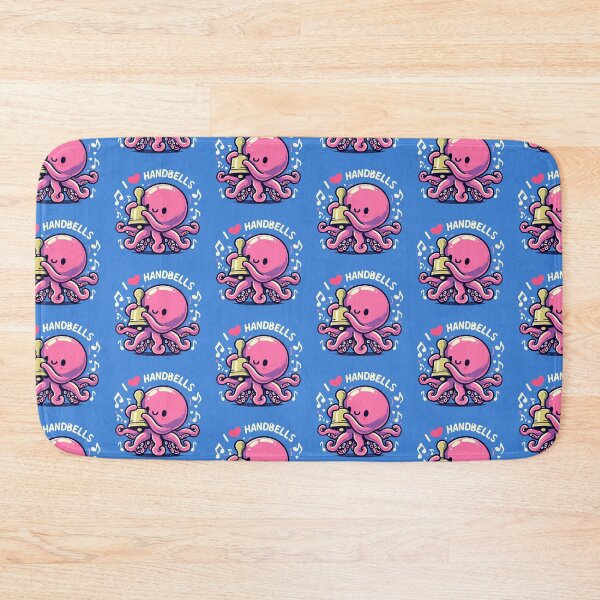 Item preview, Octopus Loves Handbells designed and sold by SubtleSplit.