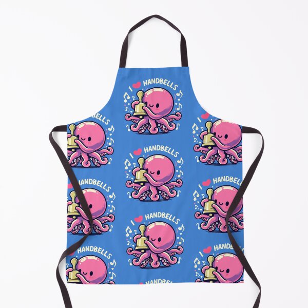 Item preview, Octopus Loves Handbells designed and sold by SubtleSplit.