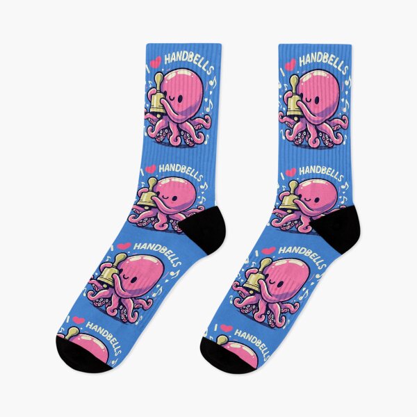 Item preview, Octopus Loves Handbells designed and sold by SubtleSplit.