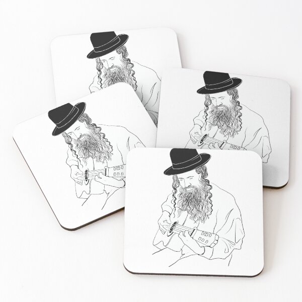 Item preview, Orthodox Jew playing guitar designed and sold by Ekaterina Khozatskaya.