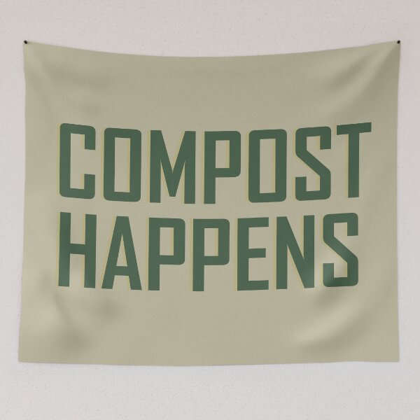 Item preview, Composting - Compost Happens- composter - composted - biological farming designed and sold by Alexaltay.