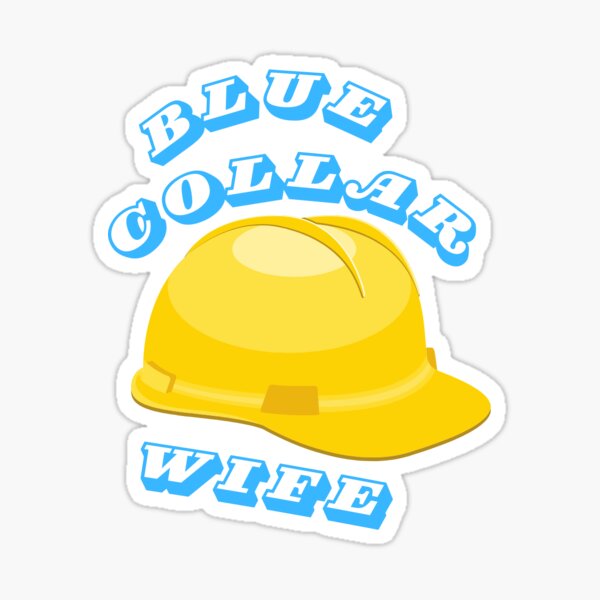 Blue Collar Babe Sticker