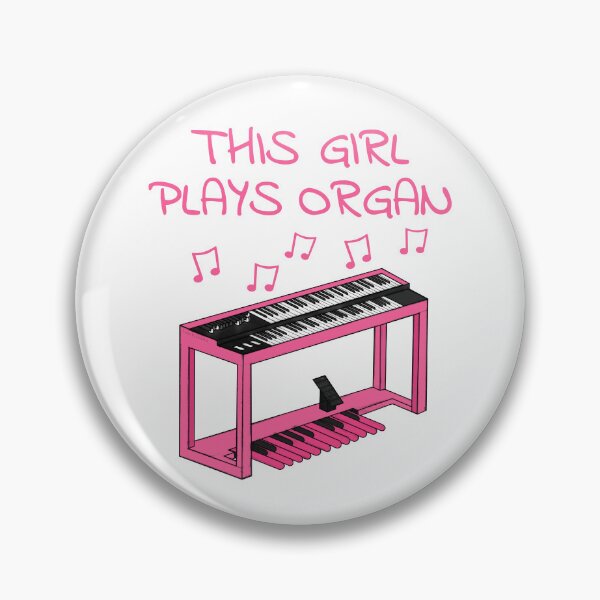 Item preview, Jazz Organist, This Girl Plays Organ, Female Musician designed and sold by doodlerob.