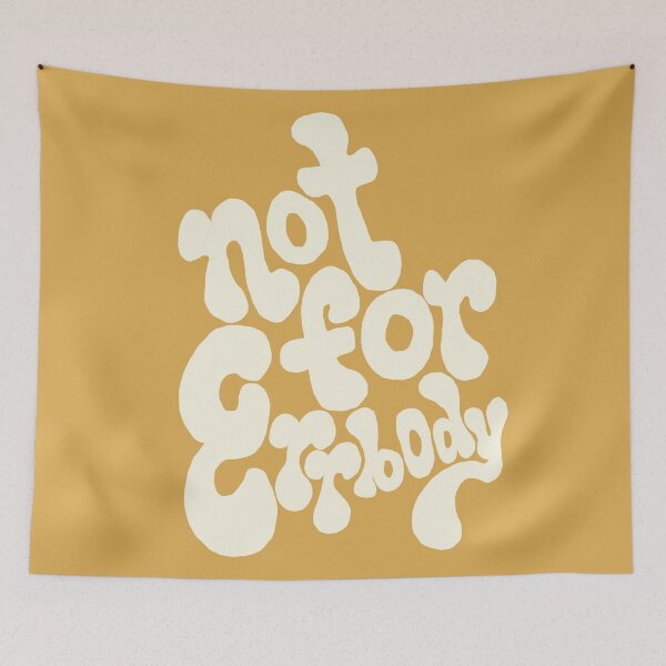 Item preview, Not For Errbody 01 | Type base lettering designed and sold by isamii.