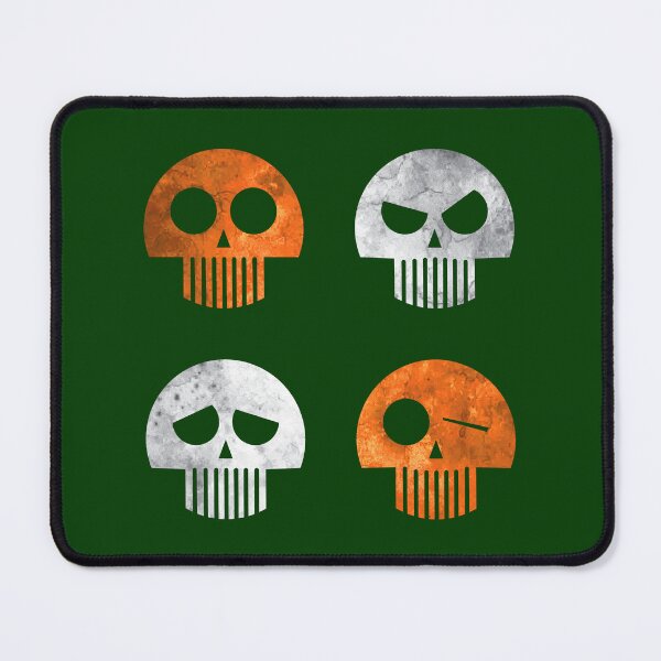 Item preview, Halloween cuatro calaveras - naranja y blanco designed and sold by PIX-L-8.