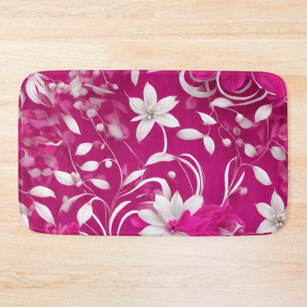 Item preview, Pink And White Floral Pattern designed and sold by Rell1970.