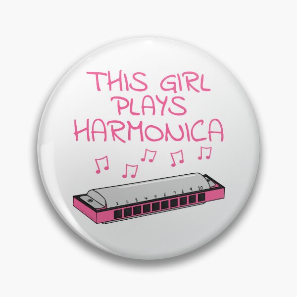 Item preview, This Girl Plays Harmonica, Harmonicist, Female Blues Musician designed and sold by doodlerob.