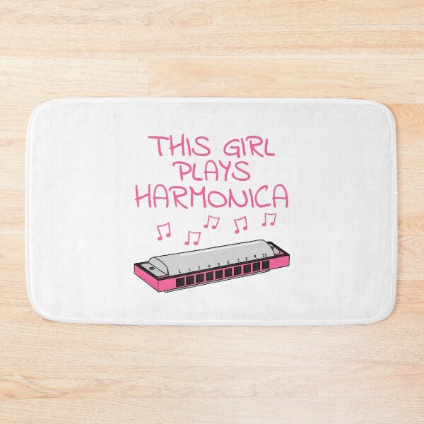Item preview, This Girl Plays Harmonica, Harmonicist, Female Blues Musician designed and sold by doodlerob.