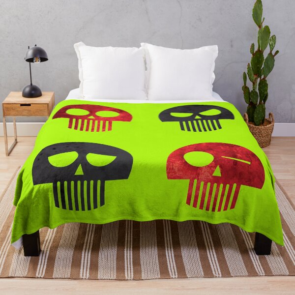 Item preview, Halloween Four Skull - Red and Black designed and sold by PIX-L-8.