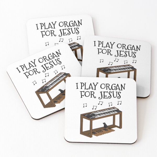 Item preview, I Play Organ For Jesus, Church Organist Musician designed and sold by doodlerob.