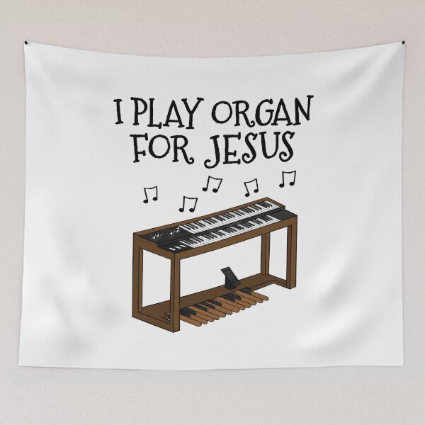 Item preview, I Play Organ For Jesus, Church Organist Musician designed and sold by doodlerob.